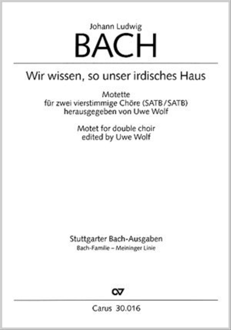Wir wissen, so unser irdisches Haus Organ scores gallery preview page 1