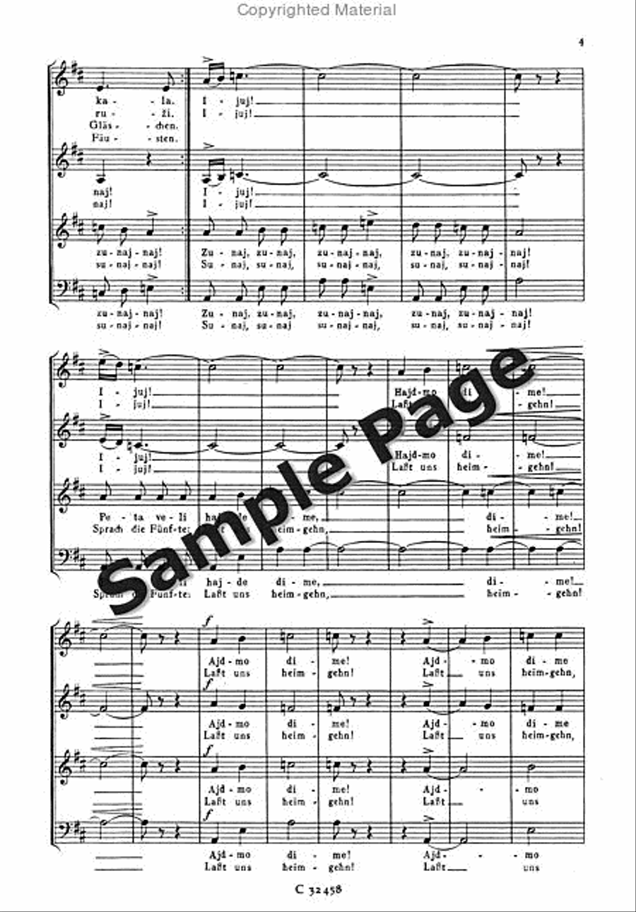 Spottlied 4-Part scores gallery preview page 5