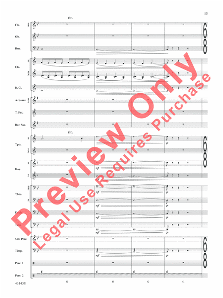 Rocky on Broadway Rocky on Broadway Concert Band scores gallery preview page 14