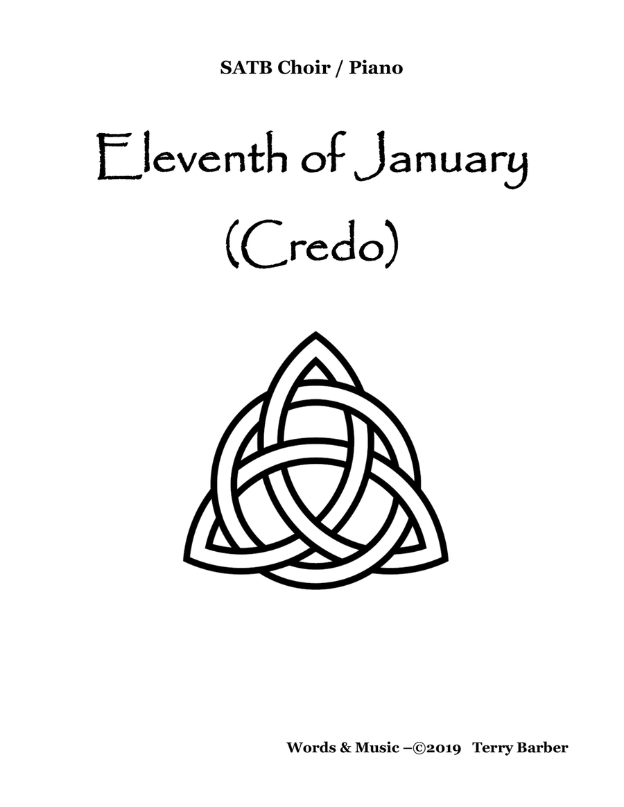 Eleventh of January (Credo) 4-Part scores gallery preview page 1