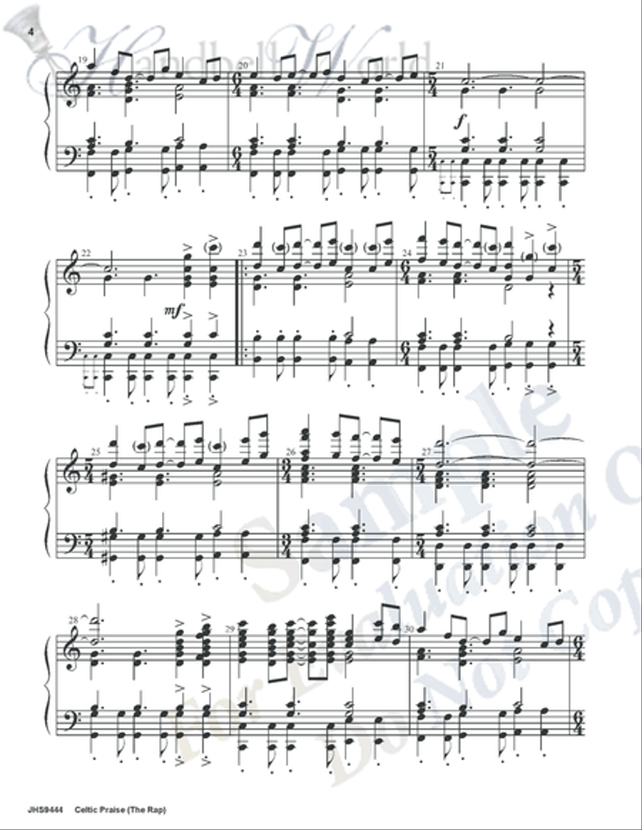 Celtic Praise 5-Octaves scores gallery preview page 3