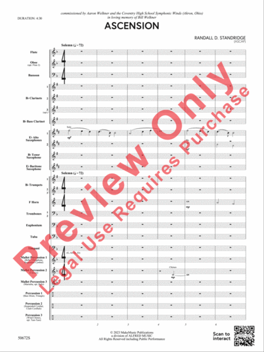 Ascension Ascension Concert Band scores gallery preview page 4