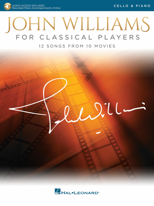 Book cover for John Williams for Classical Players
