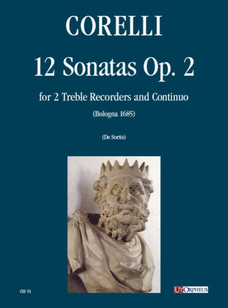 12 Sonatas Op. 2 for 2 Treble Recorders and Continuo