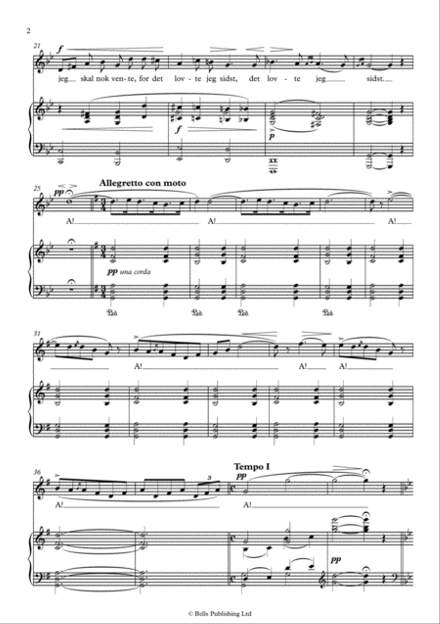 Solveigs Sang, Op. 23 No. 18 (G minor) Voice Solo scores gallery preview page 2