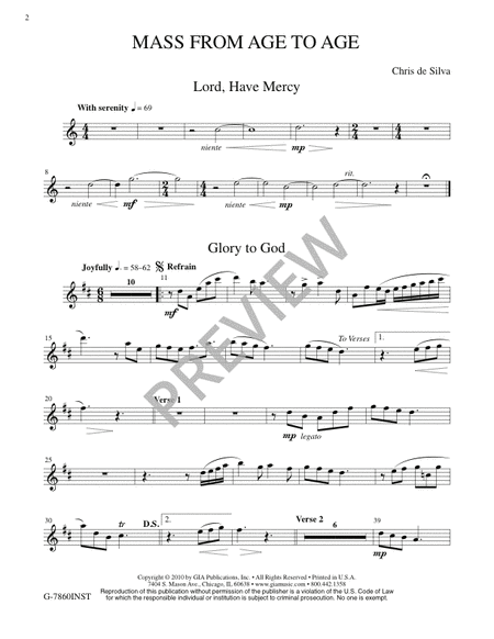 Mass from Age to Age - Instrument edition