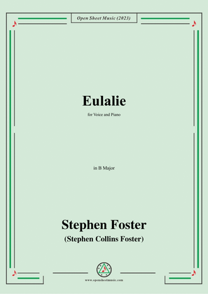 S. Foster-Eulalie,in B Major