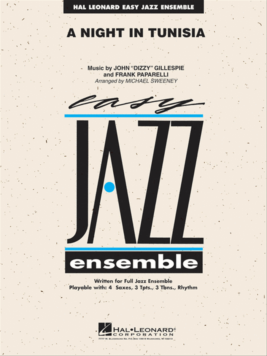 A Night in Tunisia Jazz Ensemble scores gallery preview page 1