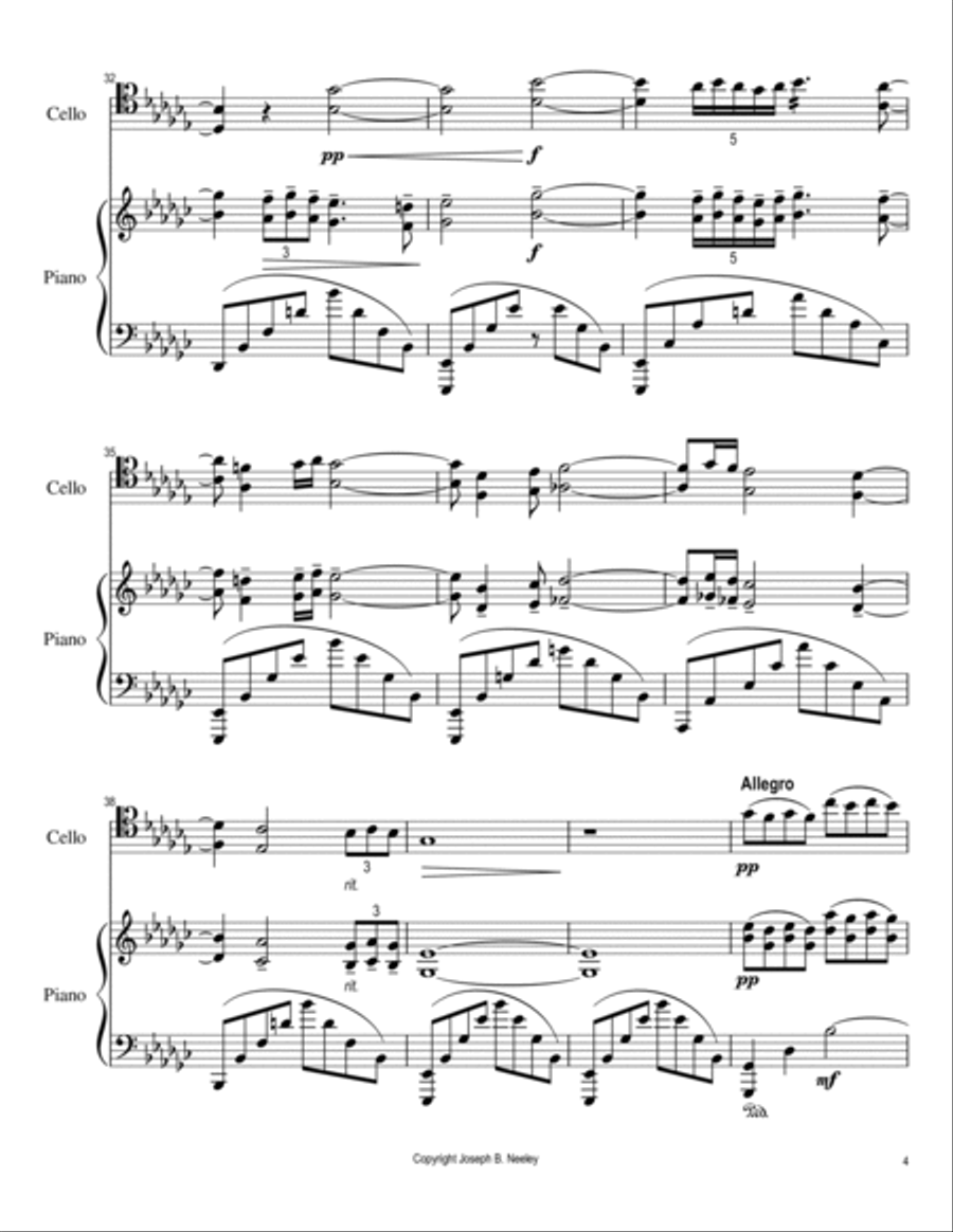 Morceaux de Fantaisie Elegie Piano scores gallery preview page 4