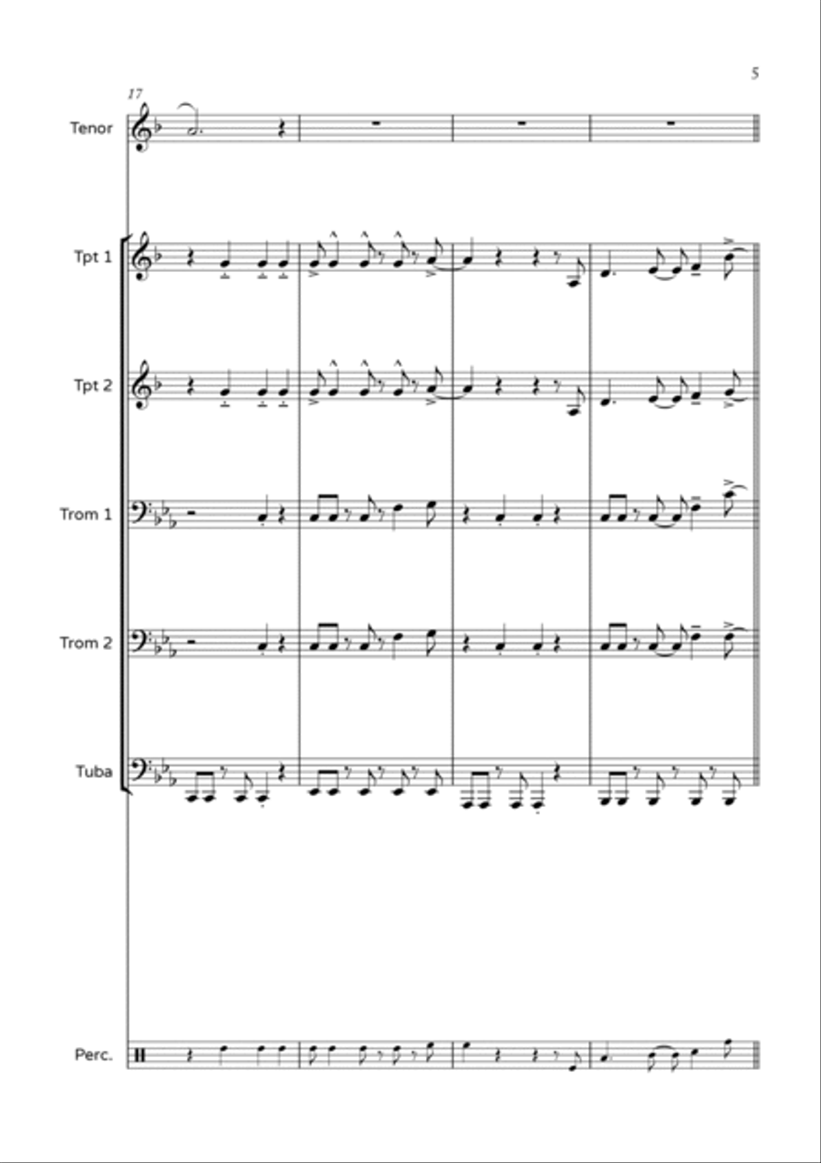 Boys Don't Cry Tenor Saxophone scores gallery preview page 5