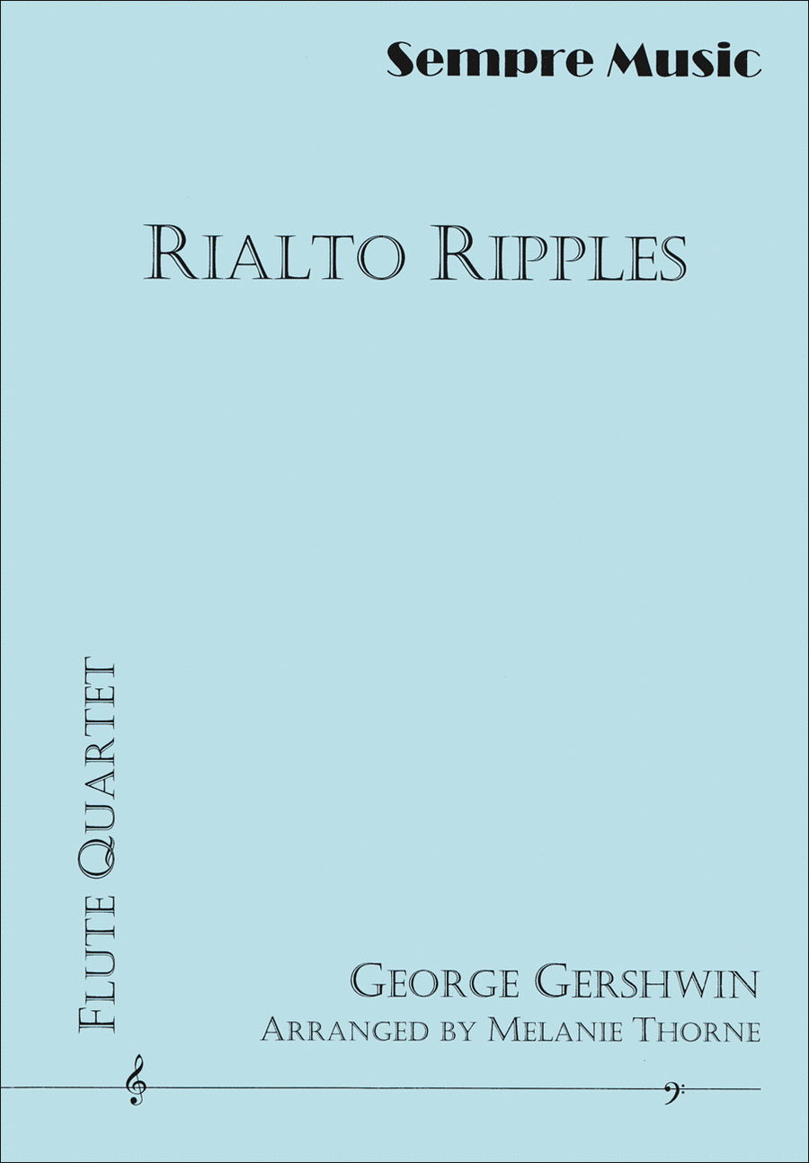 Rialto Ripples Flute Quartet scores gallery preview page 1