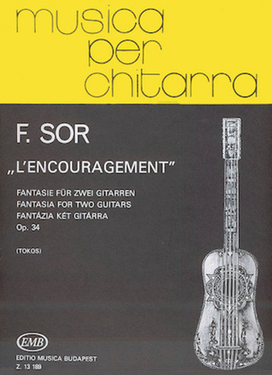 Book cover for L'encouragement Fantasia For Two 2 Guitars
