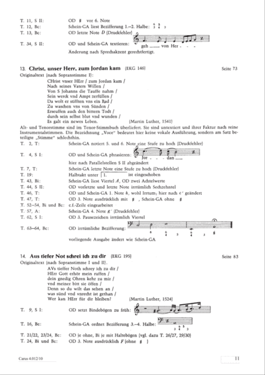 Opella Nova I. Teil 1618 Opella Nova I. Teil 1618 Collection / Songbook scores gallery preview page 12