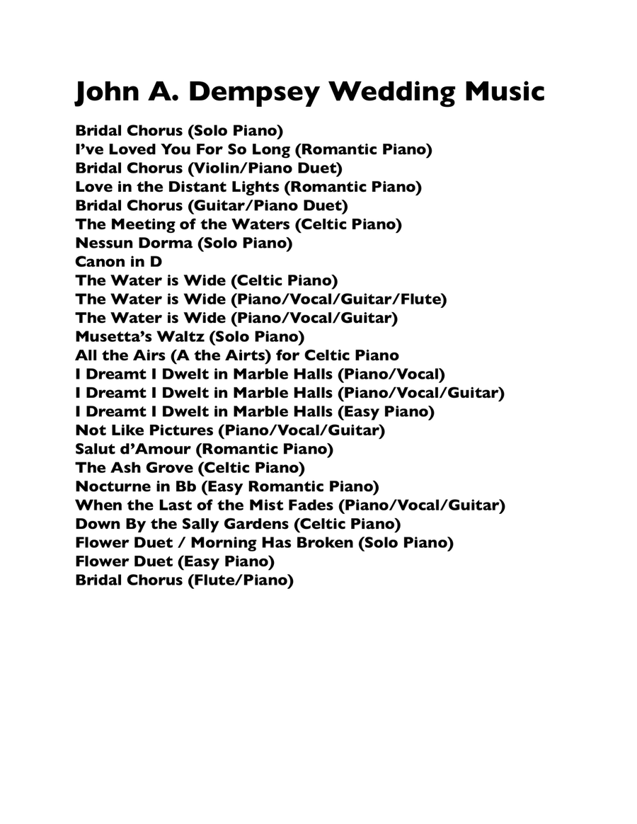 Bridal March (Here Comes the Bride): Wedding Duet for Guitar and Piano Small Ensemble scores gallery preview page 2