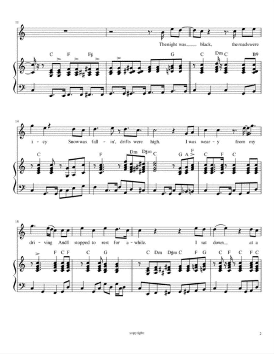 Gone At Last Gone At Last Piano, Vocal, Guitar scores gallery preview page 3