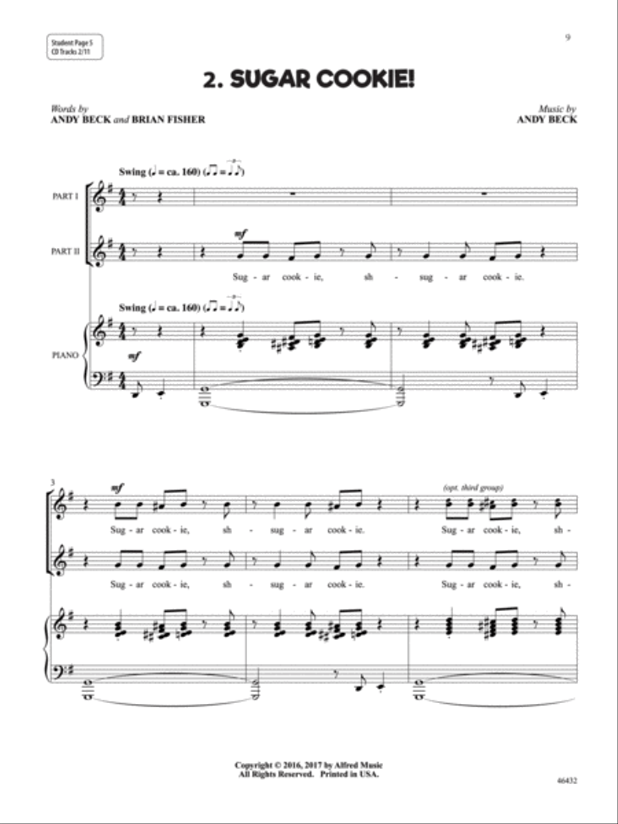 The Great Big Holiday Bake Off Unison Choir scores gallery preview page 5
