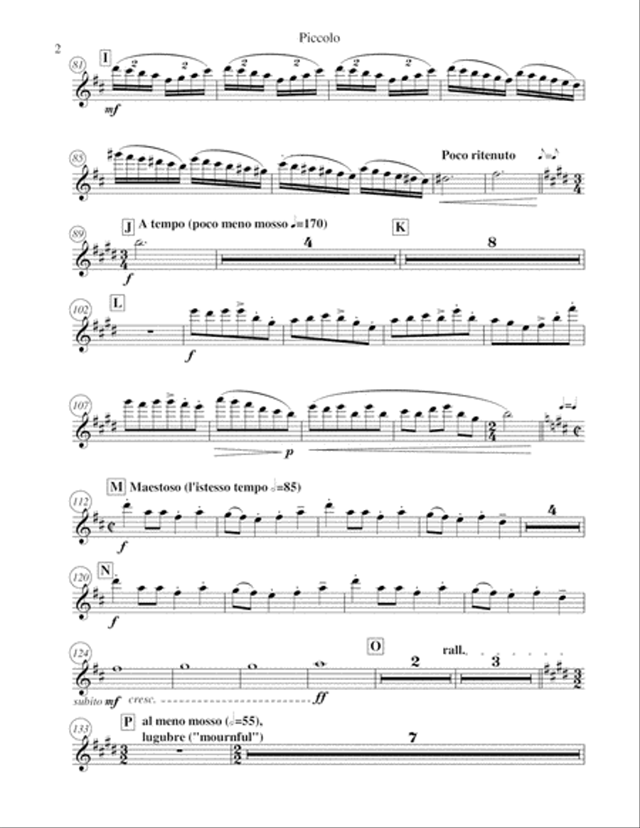 John Paul Jones - Symphonic Overture (instrumental parts) Full Orchestra scores gallery preview page 6