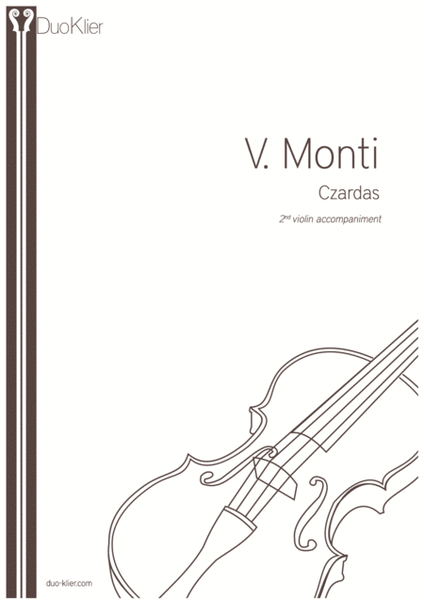 Monti - Czardas, 2nd violin accompaniment