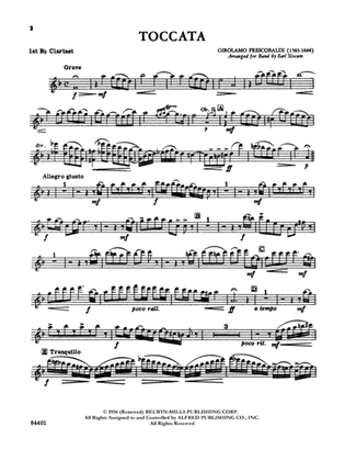 Toccata: 1st B-flat Clarinet