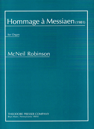Book cover for Hommage A Messiaen