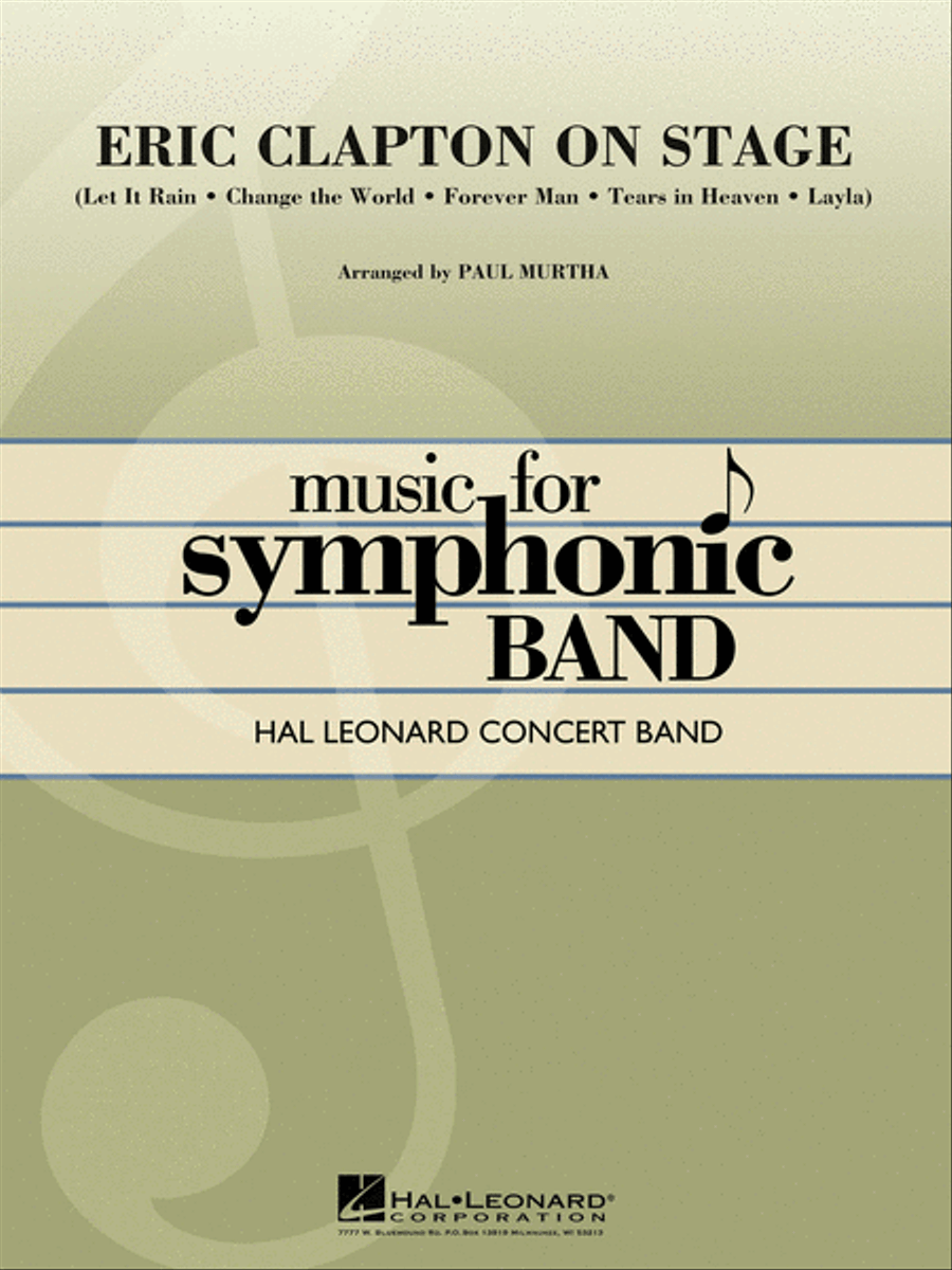 Eric Clapton on Stage Concert Band scores gallery preview page 1