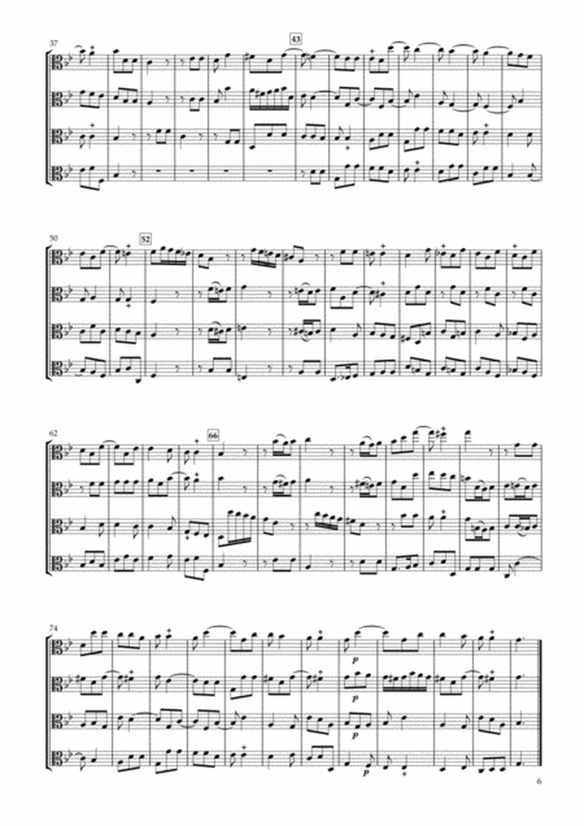 Sonata Op.34-1 for Four Violas image number null