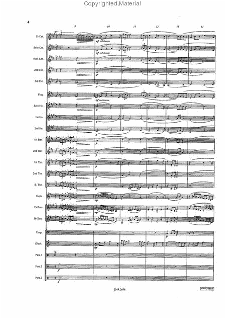 The Ten Commandments Brass Band scores gallery preview page 3