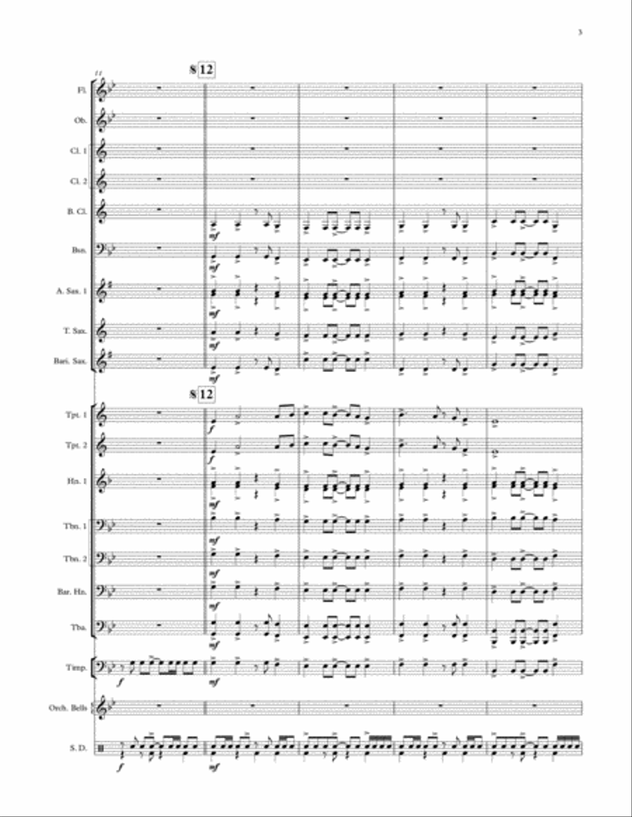 West Coast Horizon Concert Band scores gallery preview page 4