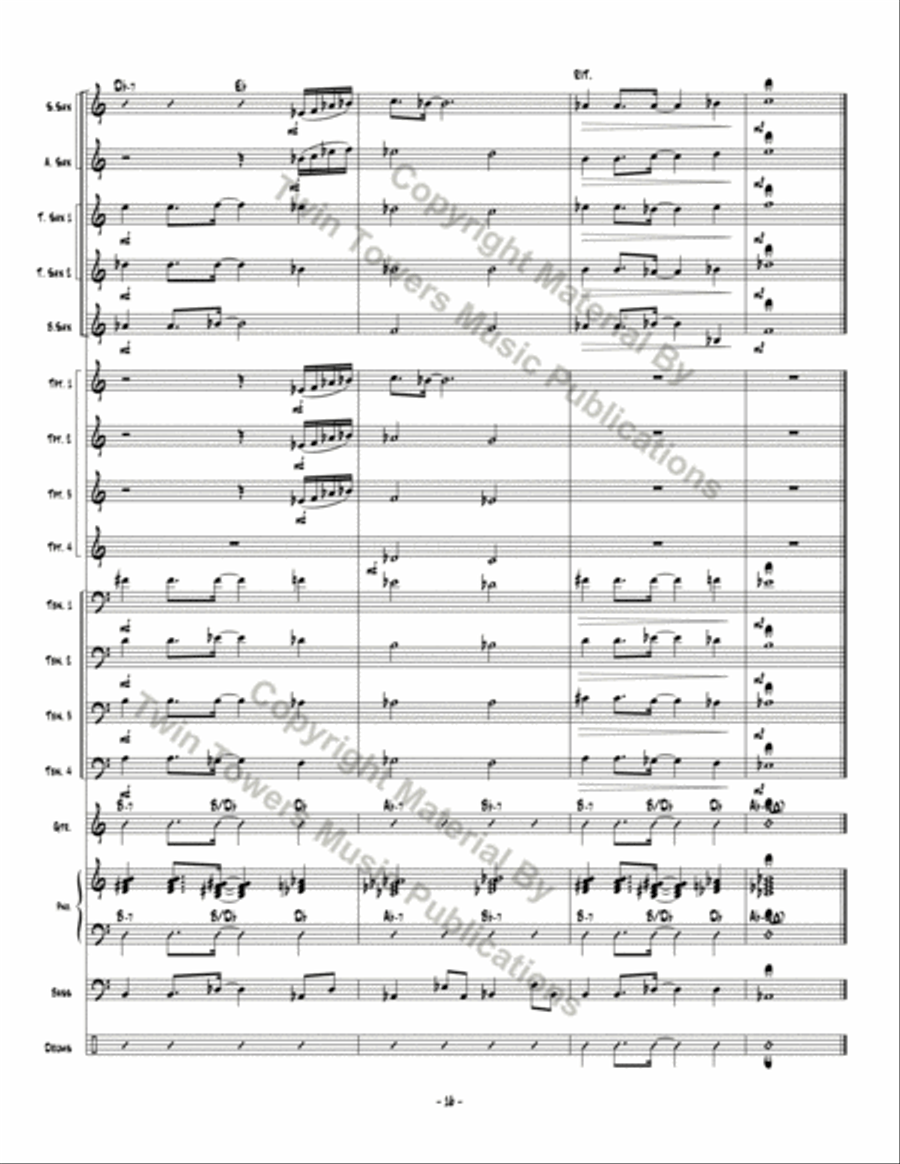 For Anji Jazz Ensemble scores gallery preview page 17