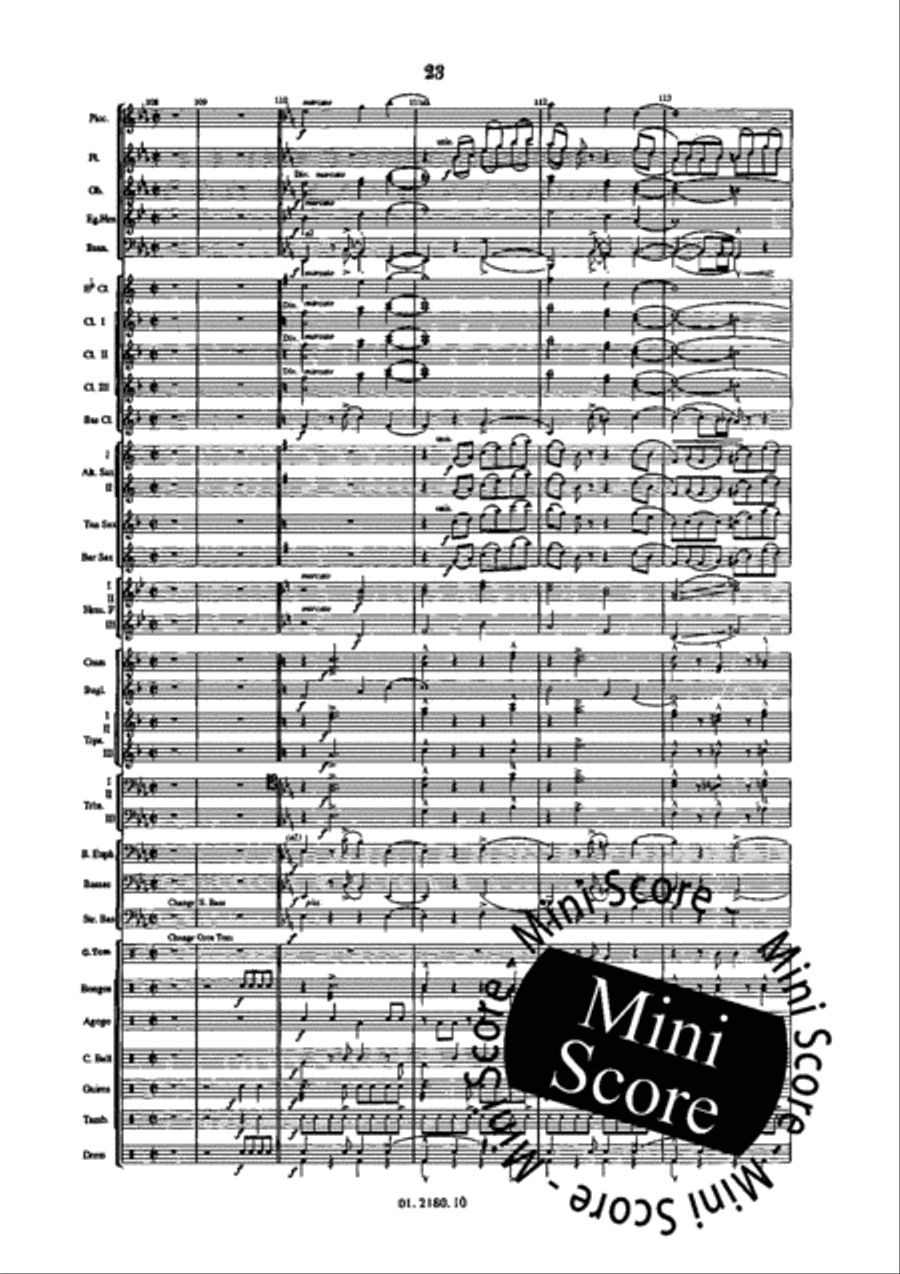 Brazilian Suite Brazilian Suite Concert Band scores gallery preview page 29
