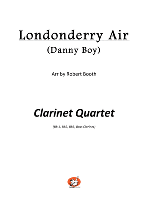 Book cover for Londonderry Air (Danny Boy) - Clarinet Quartet