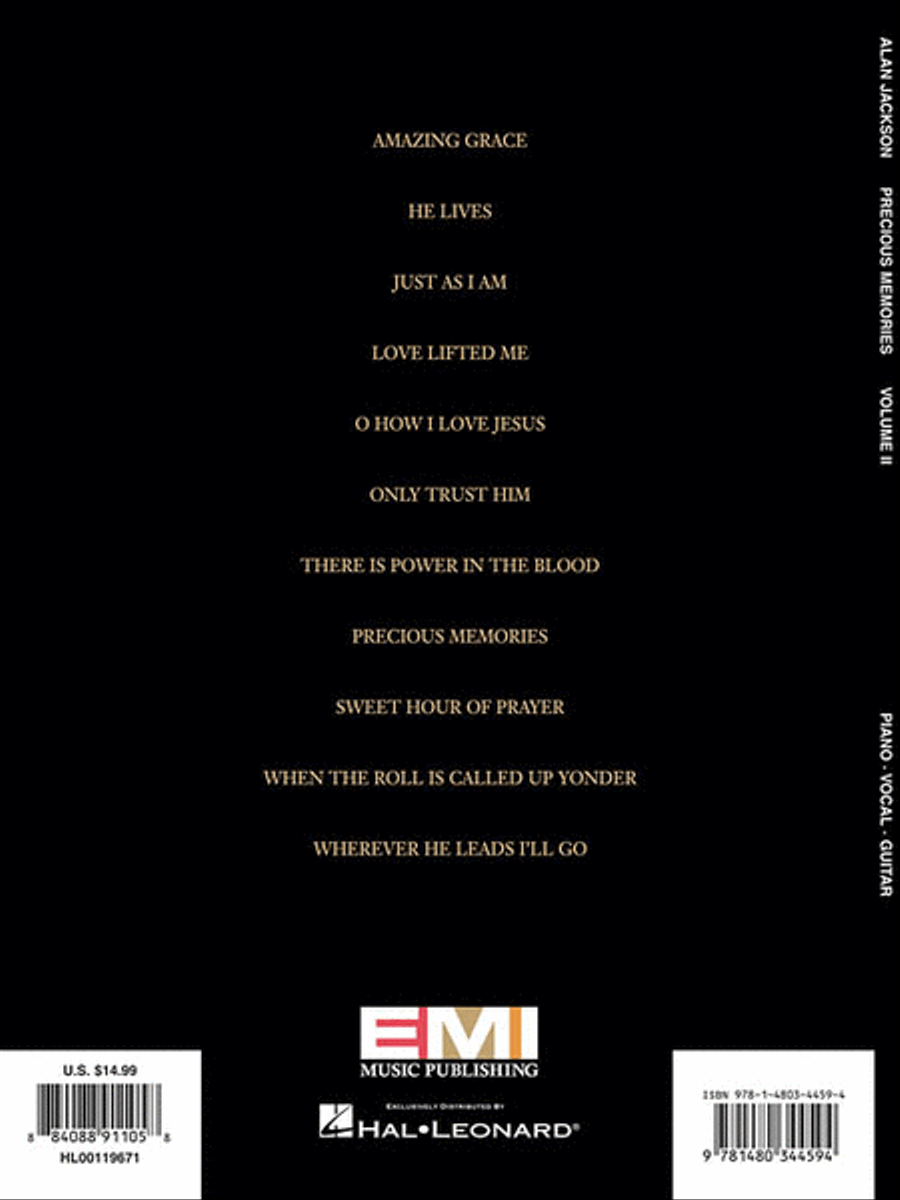 Alan Jackson – Precious Memories Volume II Piano, Vocal, Guitar scores gallery preview page 2