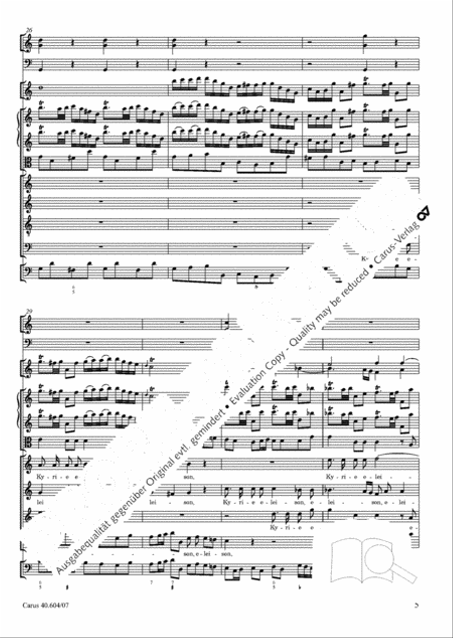Grosse Mariazeller Messe in C 4-Part scores gallery preview page 18
