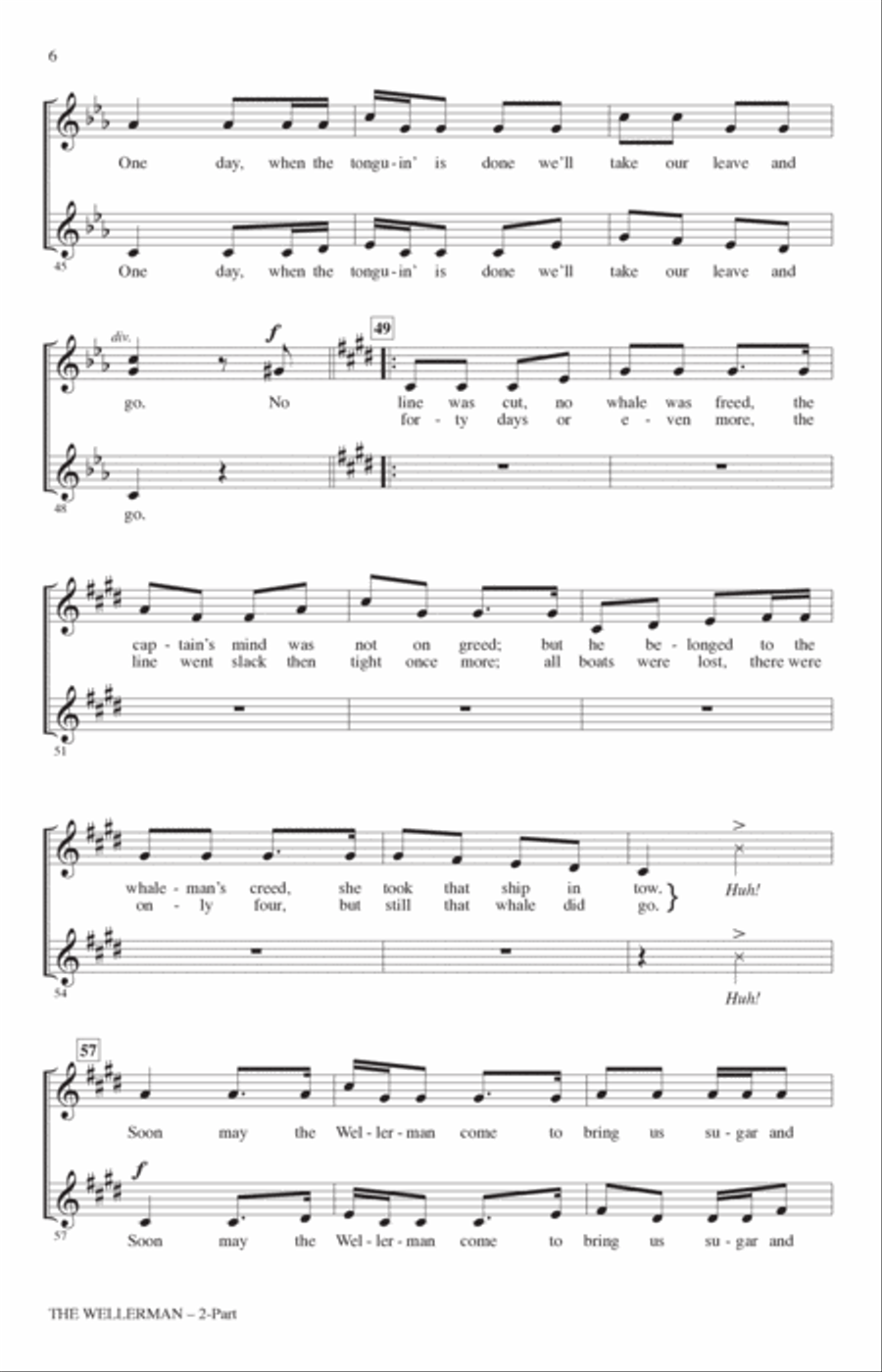 The Wellerman (arr. Roger Emerson) A Cappella scores gallery preview page 4