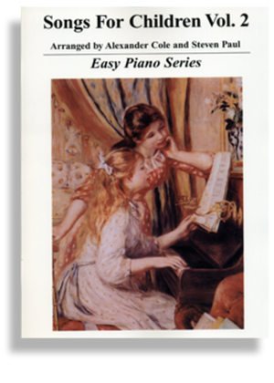 Book cover for Songs for Children * Volume 2 for Easy Piano