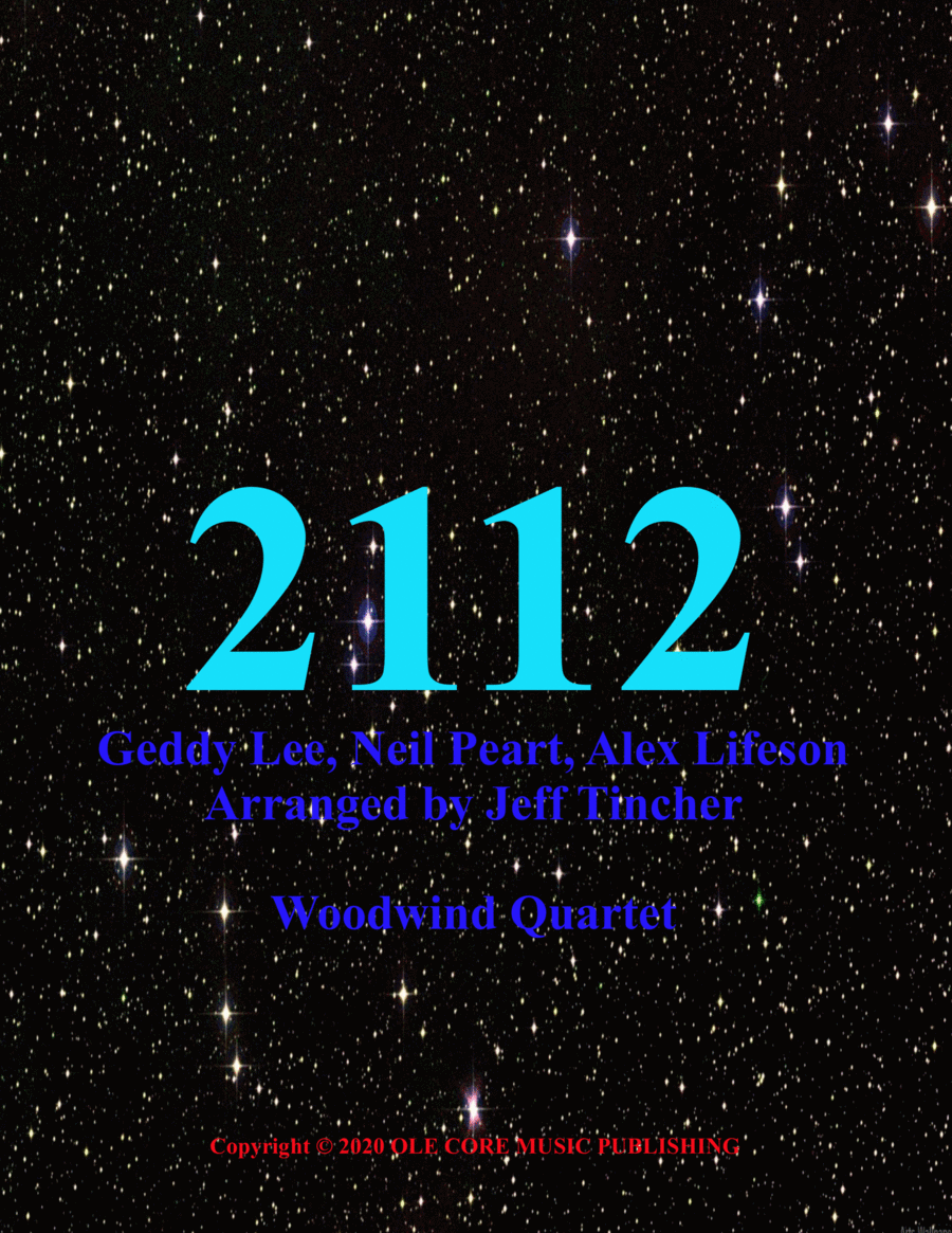 2112 Woodwind Quartet scores gallery preview page 1