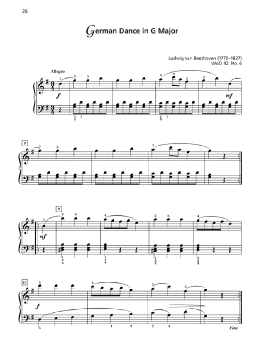 Classics for Students: Bach, Mozart & Beethoven 1-3 (Value Pack) Piano Method scores gallery preview page 4