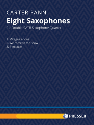Book cover for Eight Saxophones