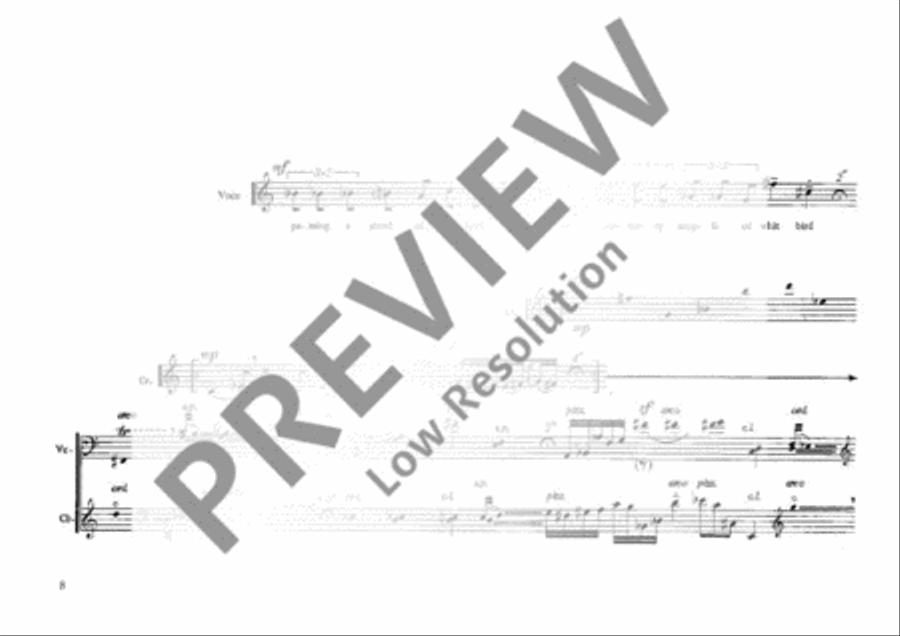 Three Poems for Ann Day Flute scores gallery preview page 9
