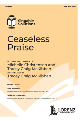 Book cover for Ceaseless Praise