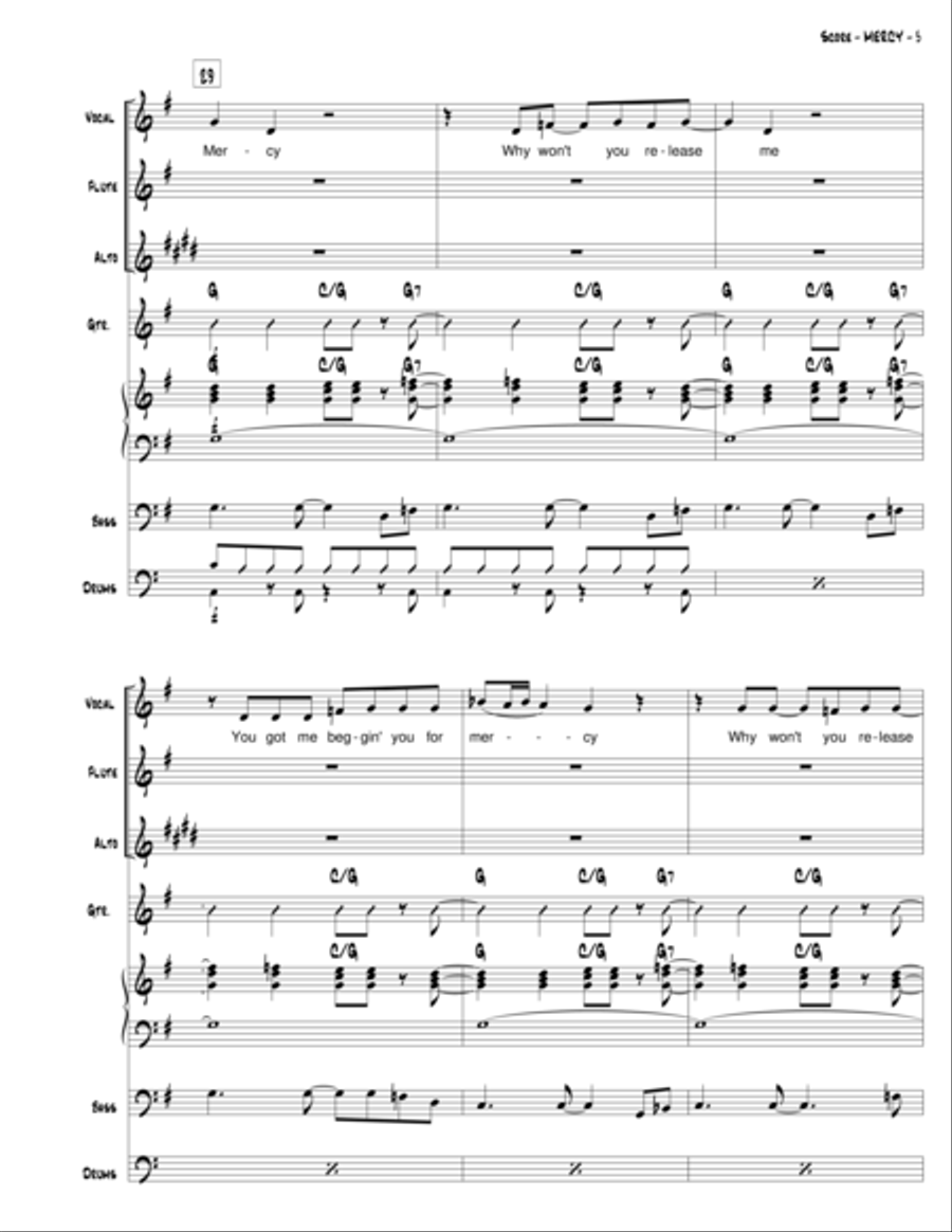 Mercy Jazz Ensemble scores gallery preview page 6