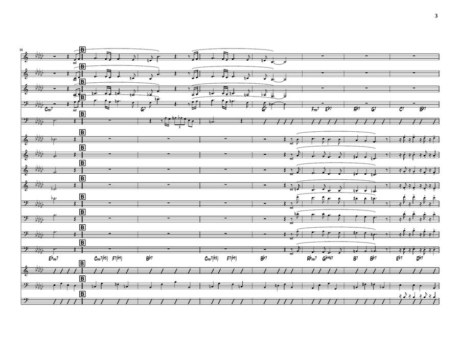 Round Midnight Round Midnight Jazz Ensemble scores gallery preview page 6