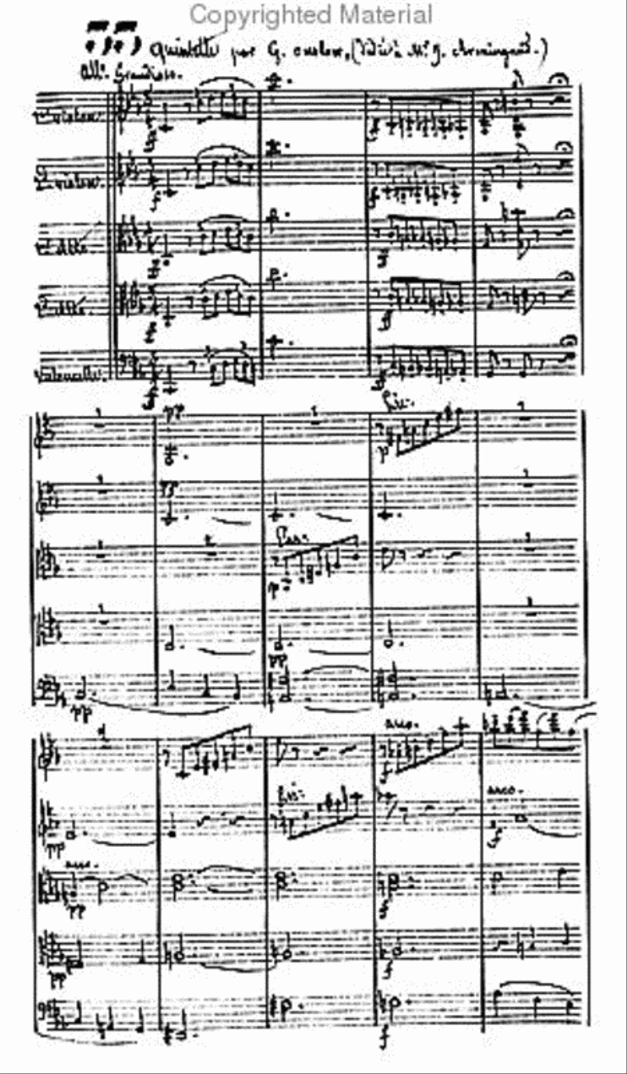 Quintet no.33 for two violins, two violas and cello - Opus 80 String Quintet scores gallery preview page 4