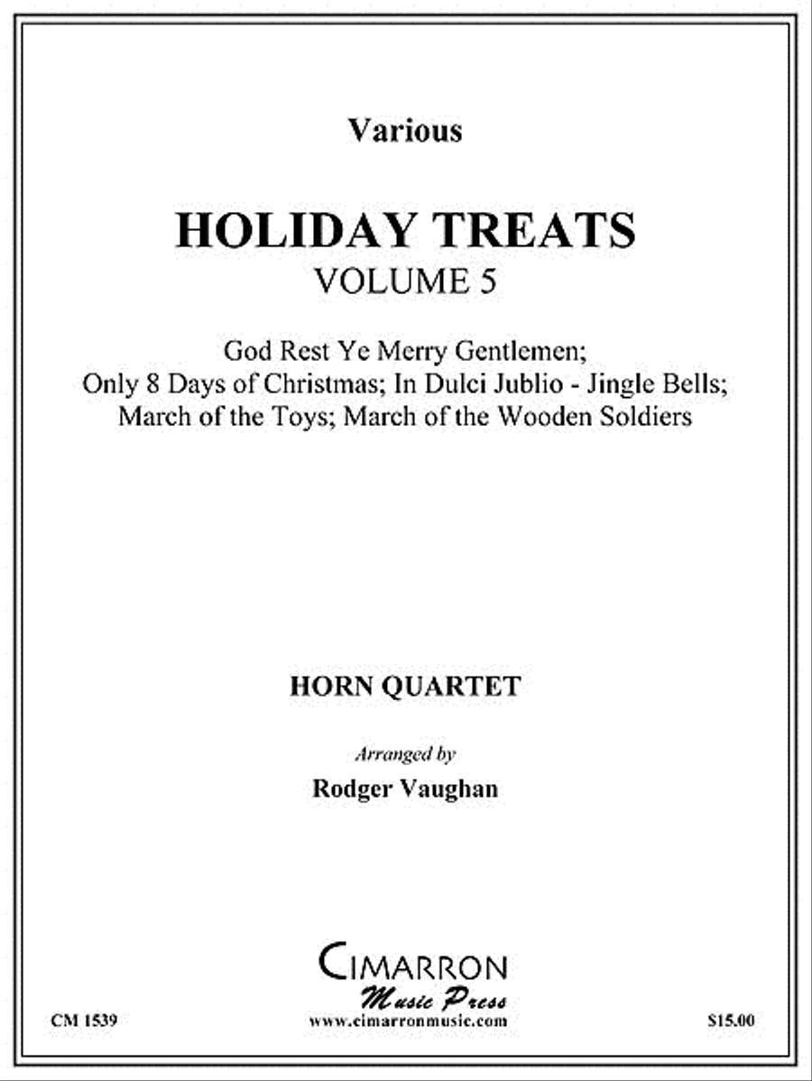 Holiday Treats, volume 5 Horn scores gallery preview page 1