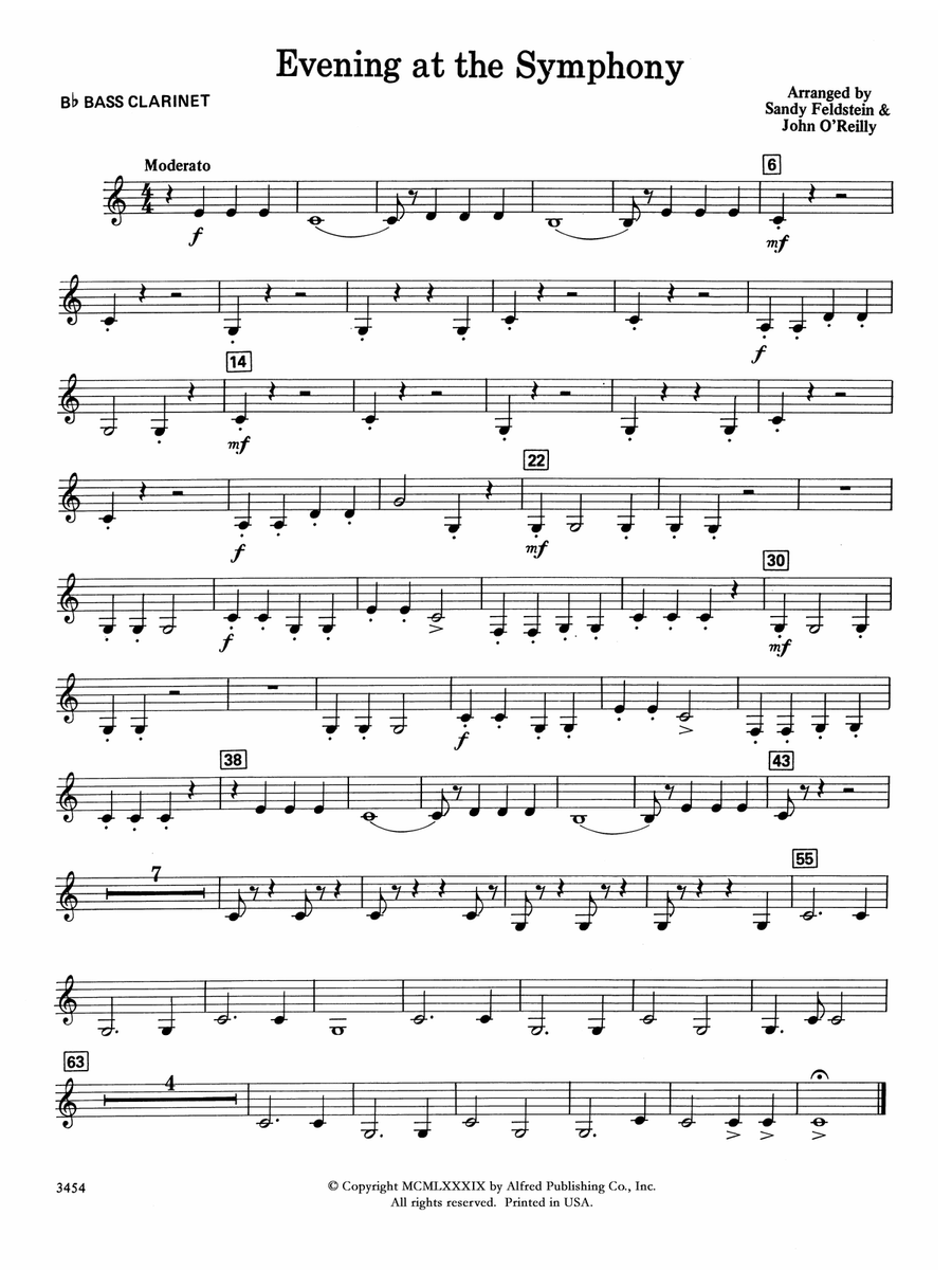 Evening at the Symphony: B-flat Bass Clarinet