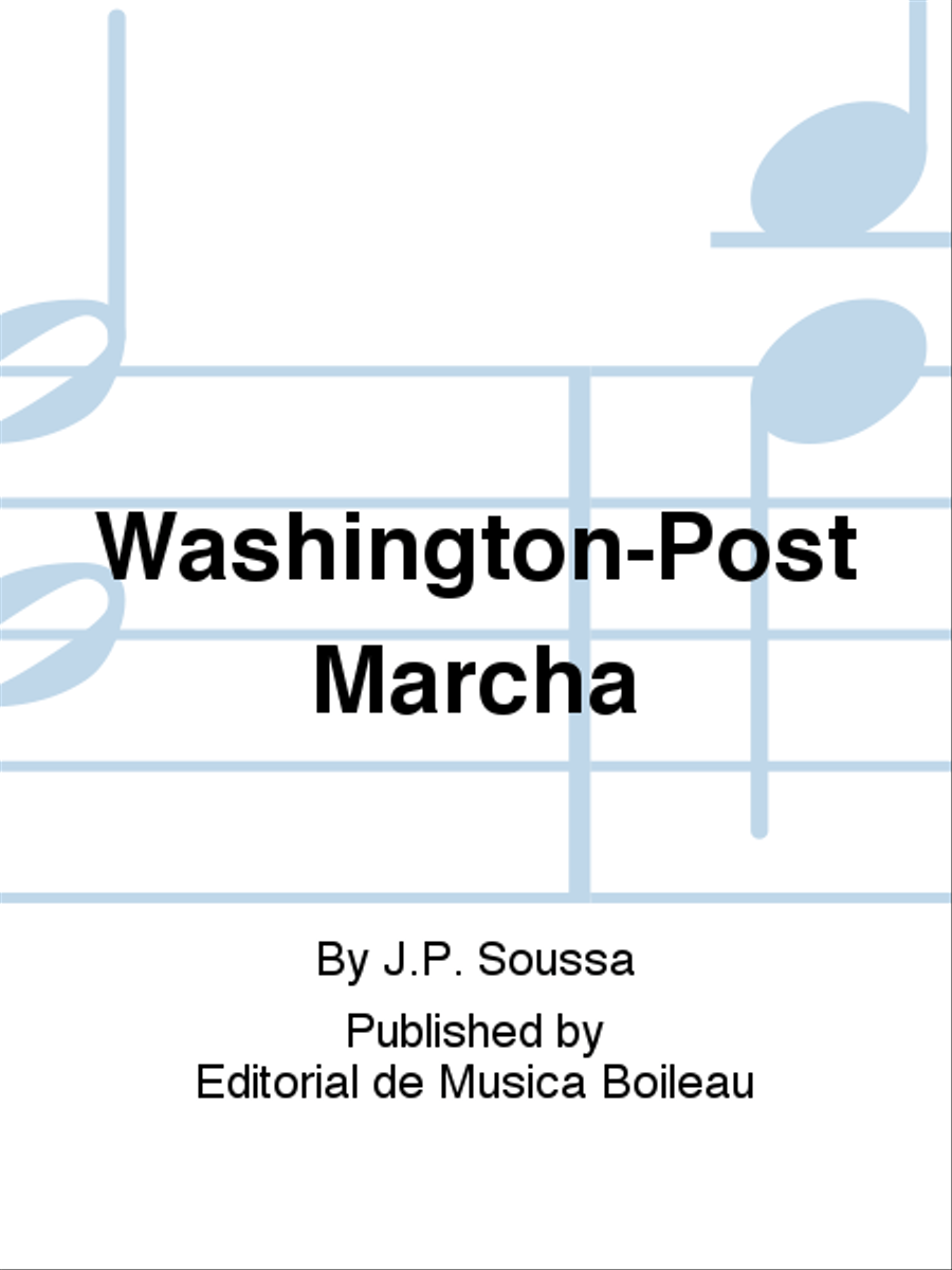 Washington-Post Marcha Piano Solo scores gallery preview page 1