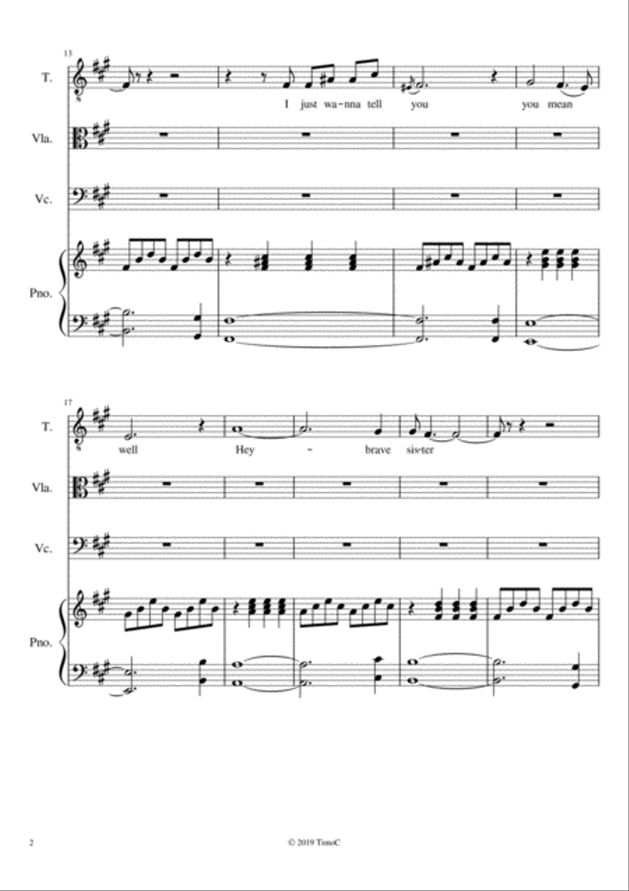 Here For You Here For You Small Ensemble scores gallery preview page 2
