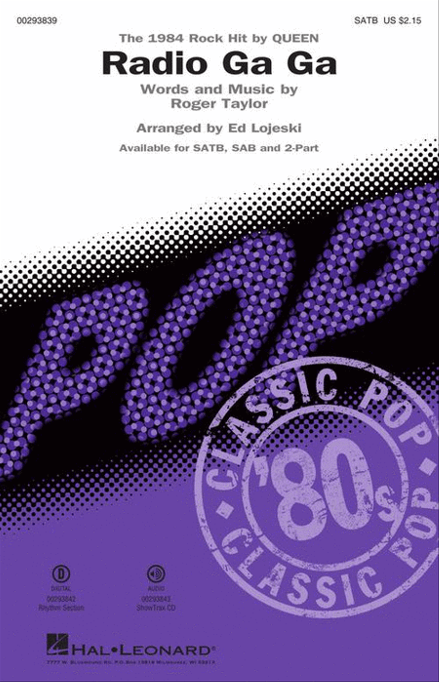 Radio Ga Ga 4-Part scores gallery preview page 2