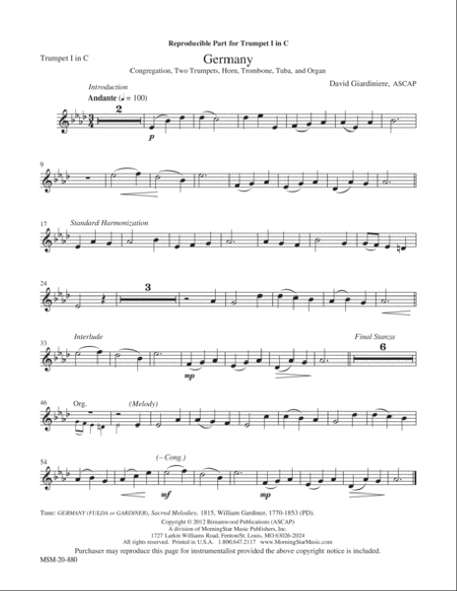 Germany Germany Choir scores gallery preview page 5