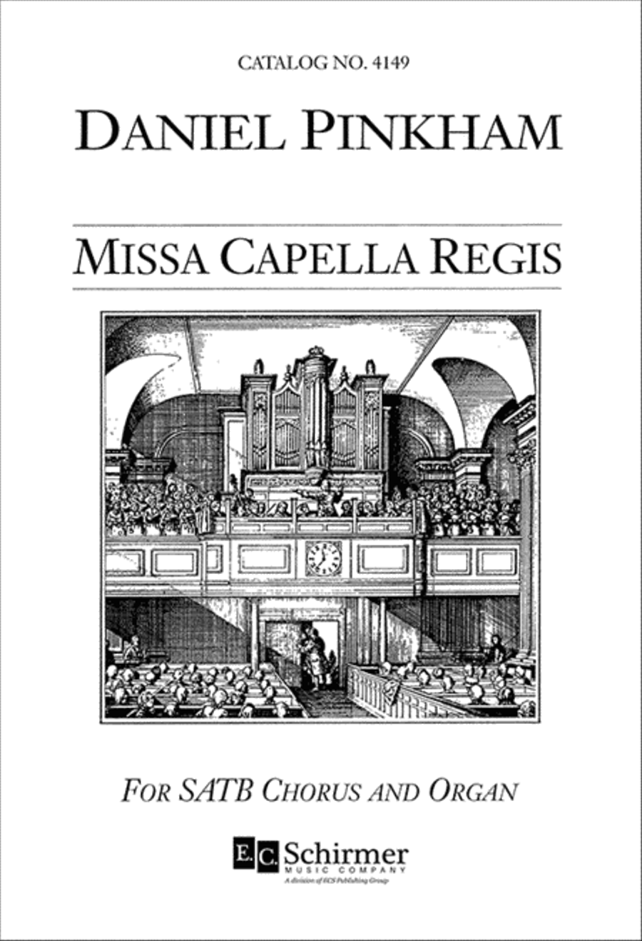 Missa Capella Regis 4-Part scores gallery preview page 1
